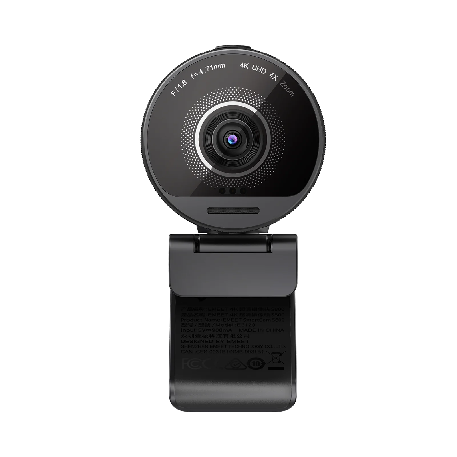 EMEET SmartCam S800 - webカメラ 4K カメラ Amazon.com: EMEET SmartCam S800-4K Webcam for Streaming